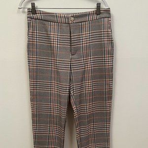 Anthropologie Houndstooth & Plaid Dress Pant